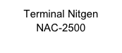 Terminal Nitgen NAC-2500