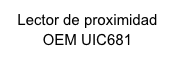 Lector de proximidad OEM UIC681