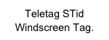 Teletag STid Windscreen Tag.